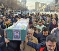 پیکر مطهر جانباز شهید ” علی اصغر آدینه ” در مشهد تشییع شد