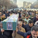 پیکر مطهر جانباز شهید ” علی اصغر آدینه ” در مشهد تشییع شد