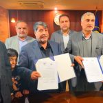 امضای تفاهم نامه های حمایتی کمیته امداد نیشابور با مشارکت خیزین در حوزه مسکن ، درمان وجهیزیه