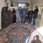 رونمایی از دو تخته فرش دستباف مددجویان بجستان به ارزش یک میلیارد تومان