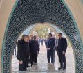 بازدید معاون رئیس جمهوری و رئیس سازمان برنامه وبودجه کشور از مجموعه های فرهنگی تاریخی عطار وخیام نیشابوری