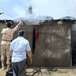 دلاوری مرزبانان در مهار آتش سوری خاته روستایی